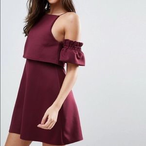 ASOS Burgundy Dress